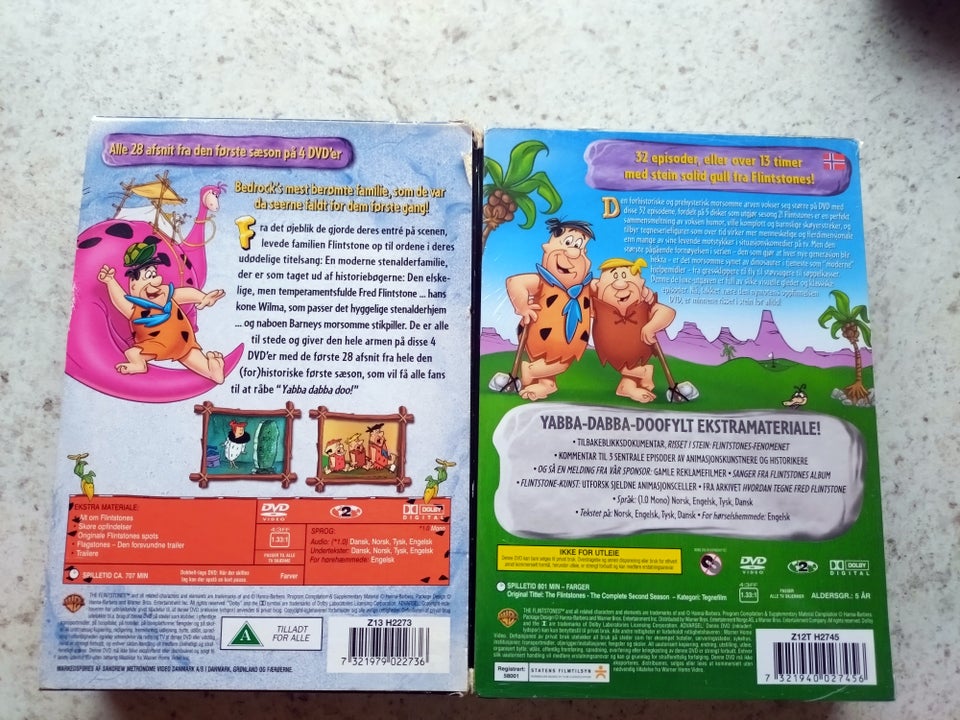 Familien Flintstone, DVD,