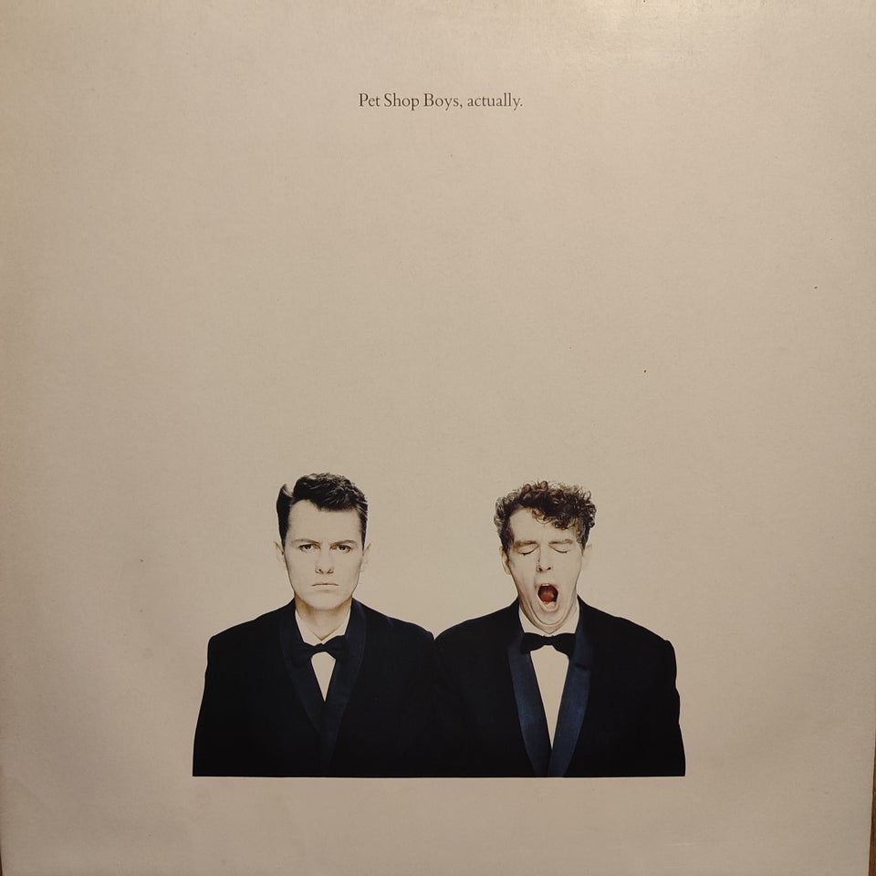 LP, Pet Shop Boys , Actually