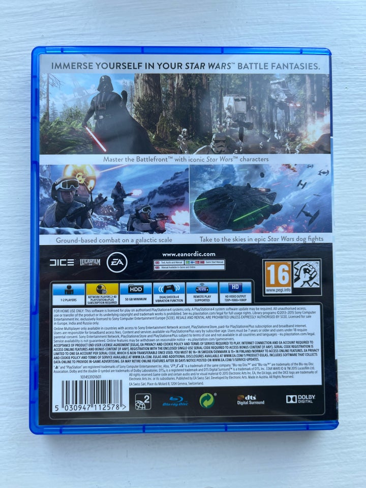 Star Wars Battlefront, PS4