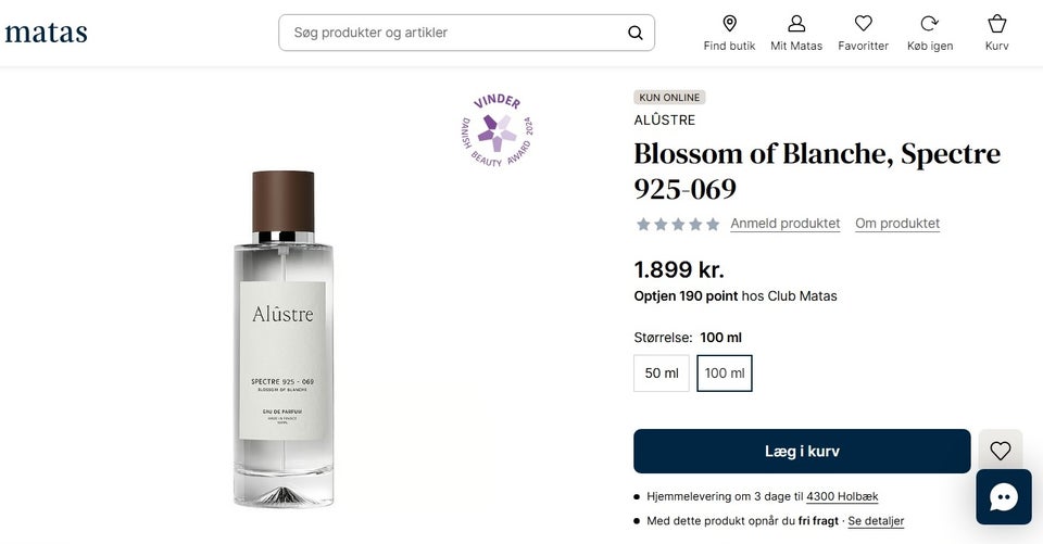 Eau de parfum, Alûstre Blossom of