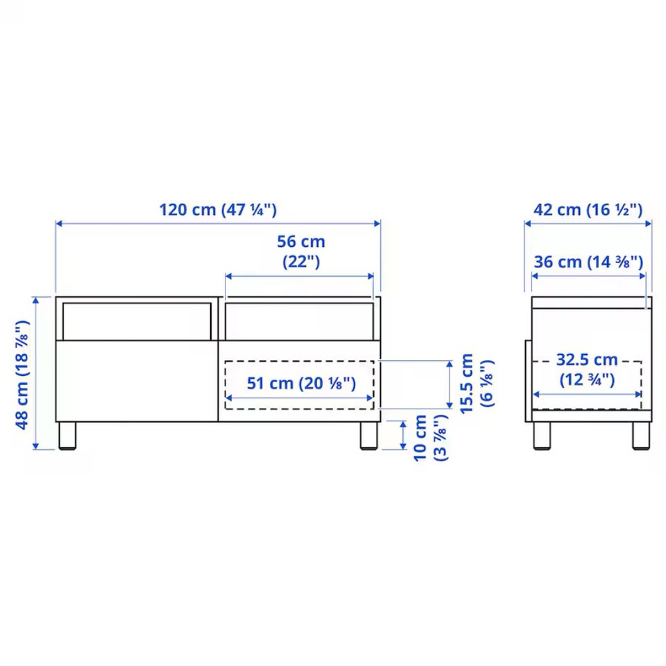 Tv bord, IKEA, laminat