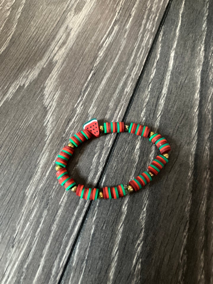 Armbånd, perler, Smykkehjerte