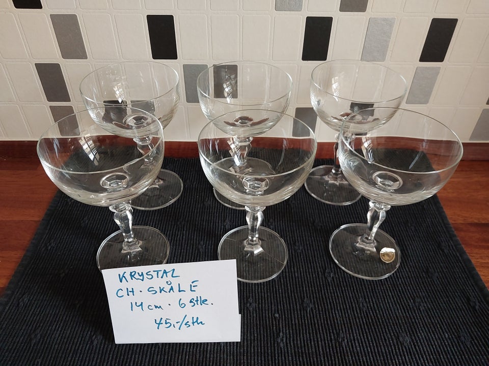 Glas, KRYSTAL CHAMPAGNESKÅLE