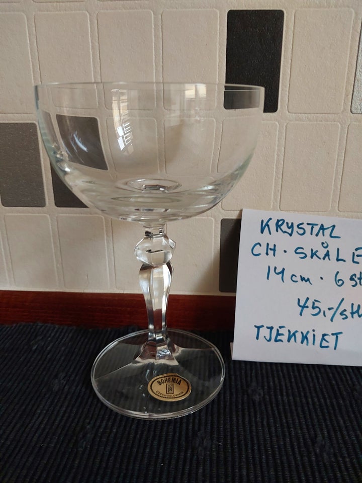 Glas, KRYSTAL CHAMPAGNESKÅLE