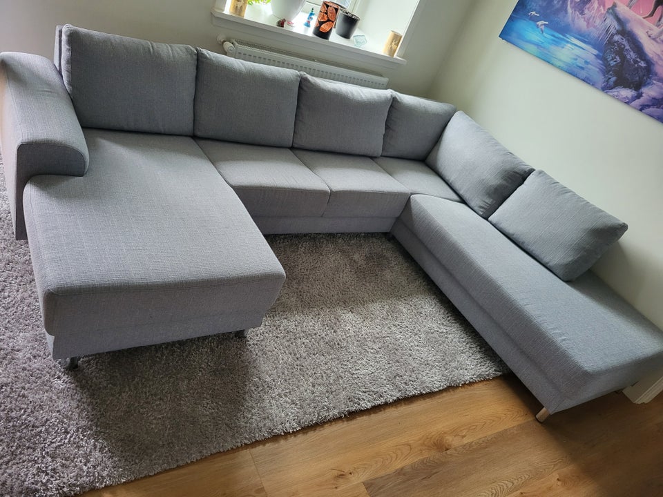 Sofa, stof, 6 pers.