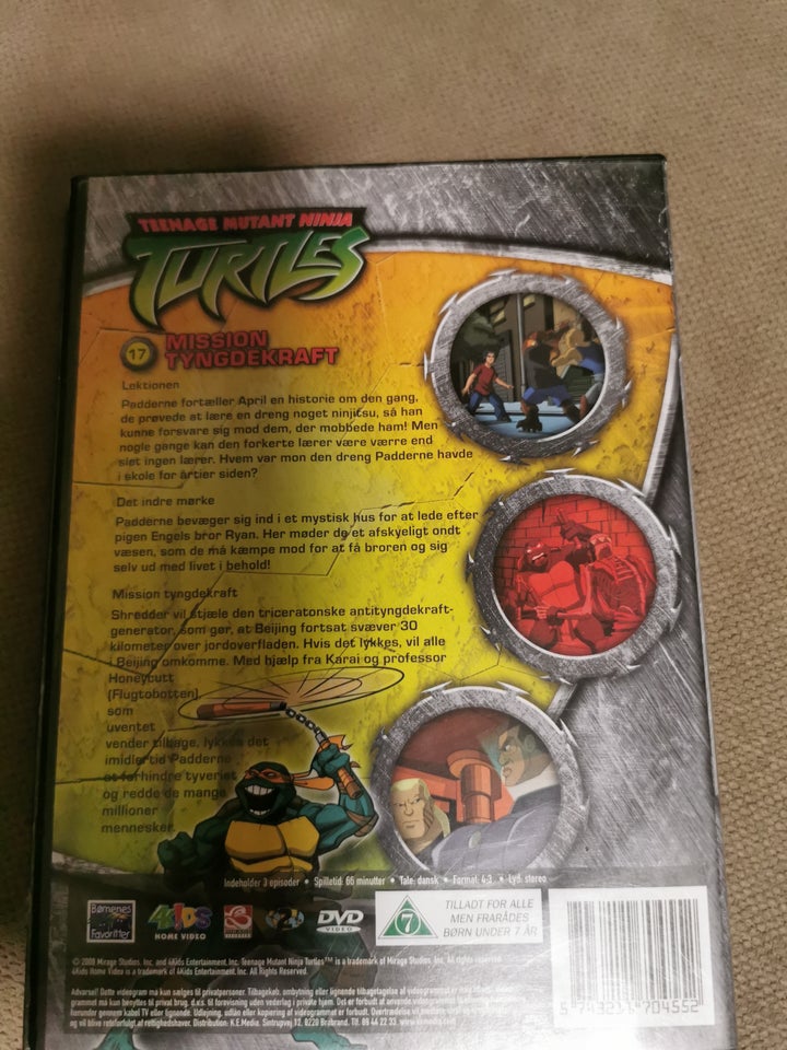 Teenage Mutant Ninja Turtles, DVD,