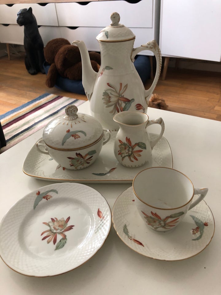 Porcelæn Kaffestel Kaktus