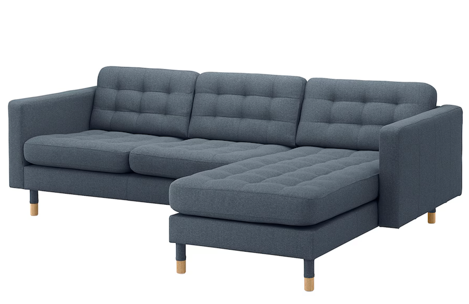 Sofa, polyester, 3 pers.