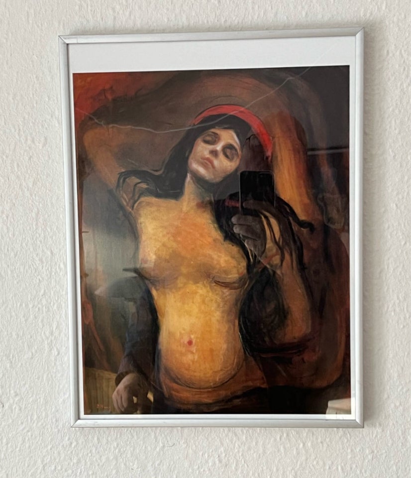 Tryk Edvard Munch motiv: Madonna