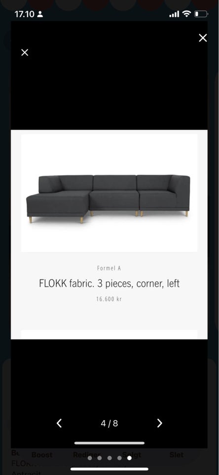 Sofa, Formel A