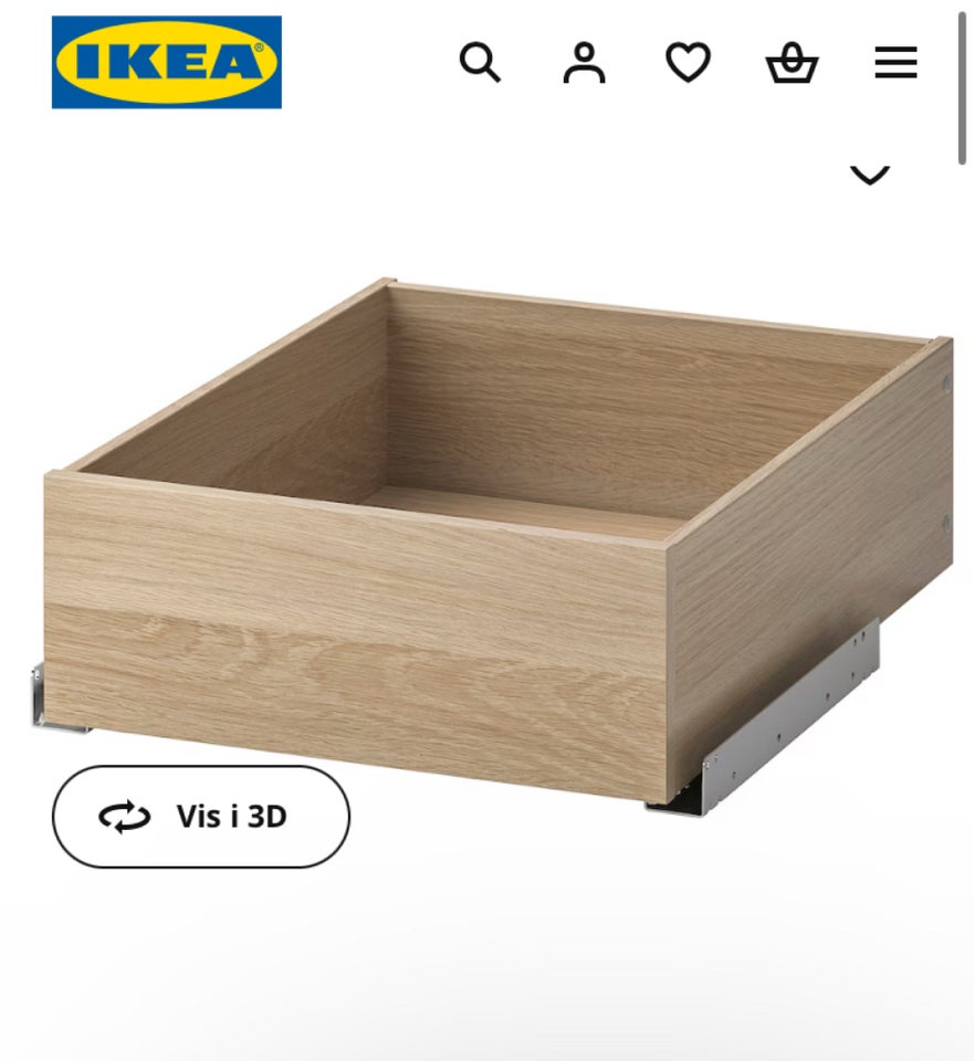 Skuffe, Ikea Pax Komplement