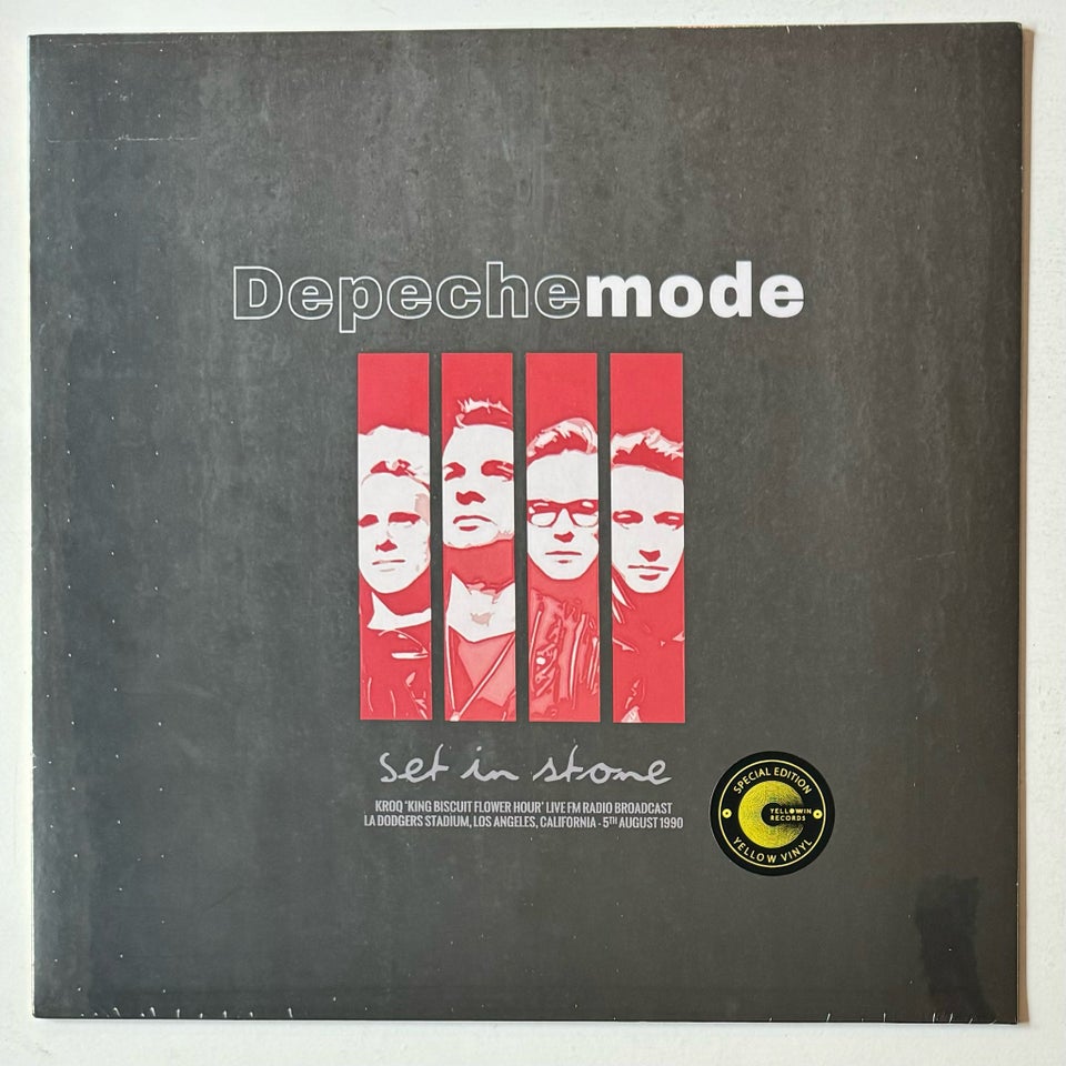 LP, Depeche Mode, 3 FARVEDE vinyler