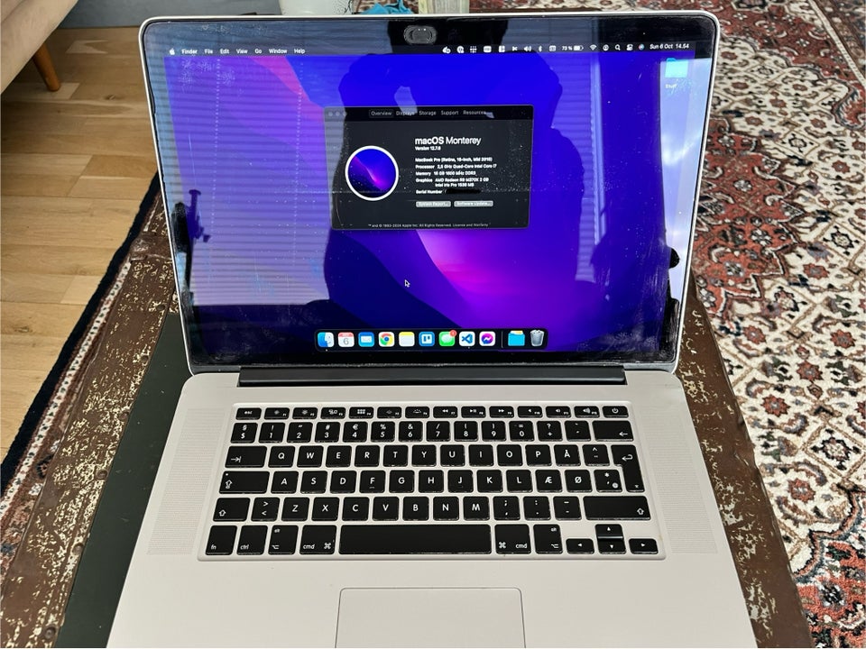 MacBook Pro, Mid 2015, 2,5 GHz