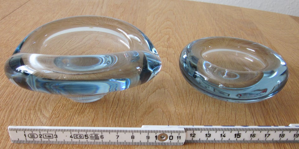 Glas, Askebæger + lysholder,