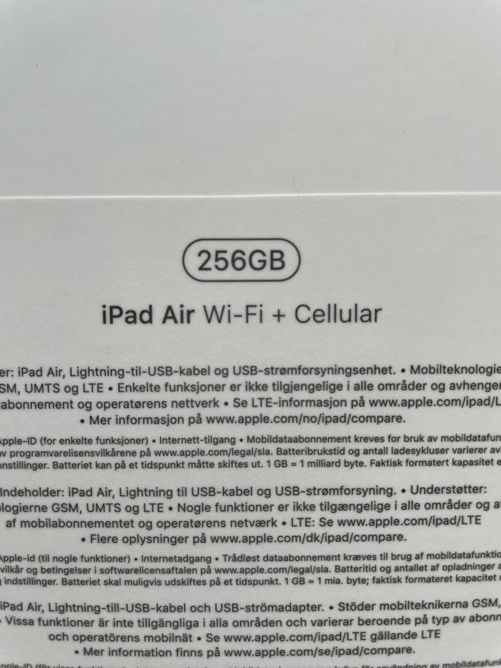 iPad Air 3 256 GB Perfekt