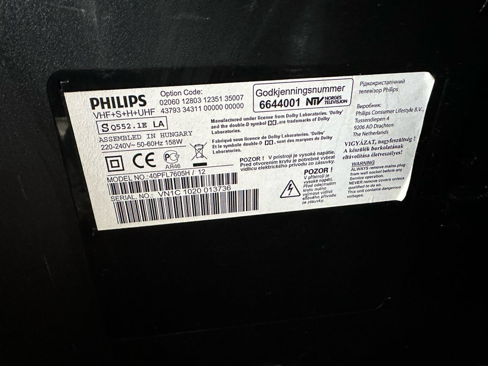 LED, Philips, 40PLF7605H/12