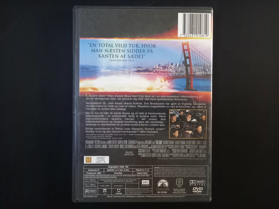 The Core, DVD, science fiction