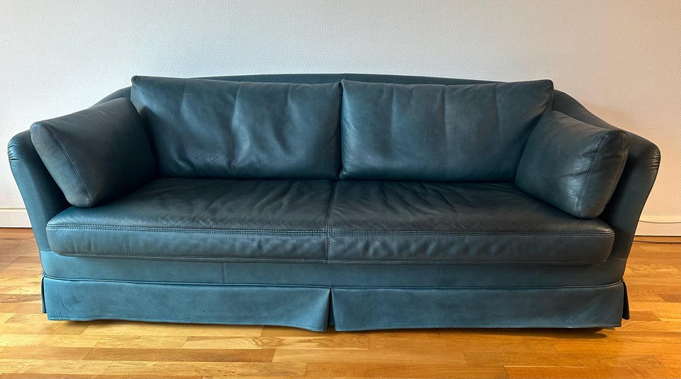 Sofa, læder, 3 pers.