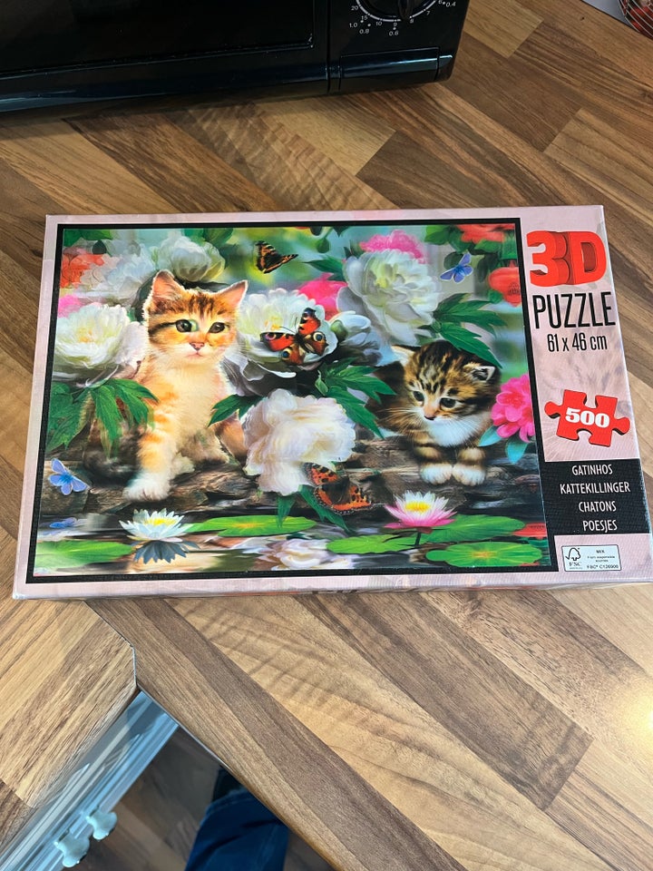 Katte 3D, 500 brikker, puslespil