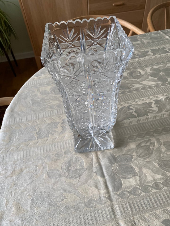 Glas Krystal Vase