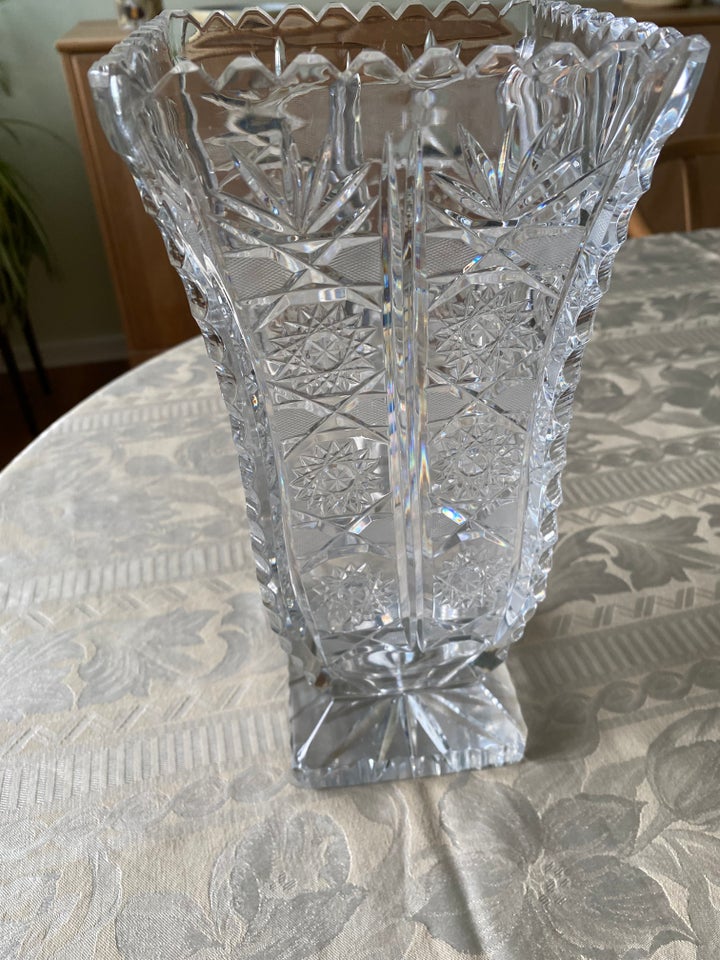 Glas Krystal Vase