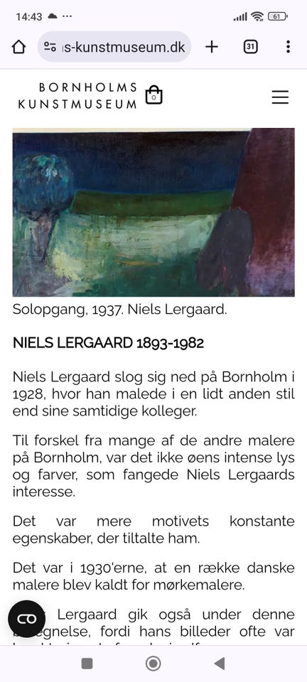 Plakat / Tryk Niels Lergaard