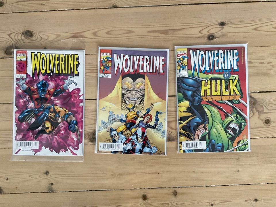 SOLGT Wolverine 1-8 og Jærven 1-4,