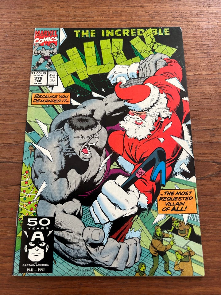 Incredible Hulk 378 1991, Marvel