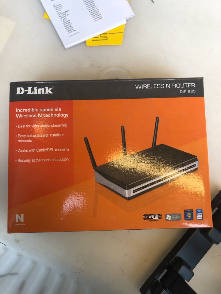 Router, wireless, DLink