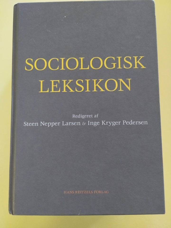 Sociologisk Leksikon Søren