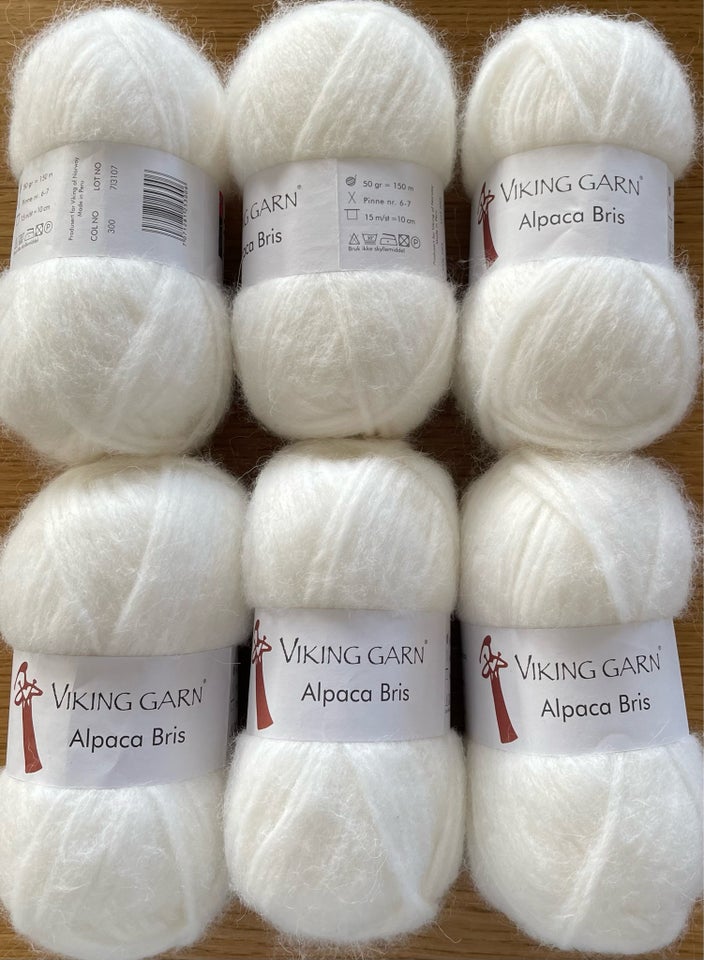 Garn 300 g Alpaca Bris Røgfrit