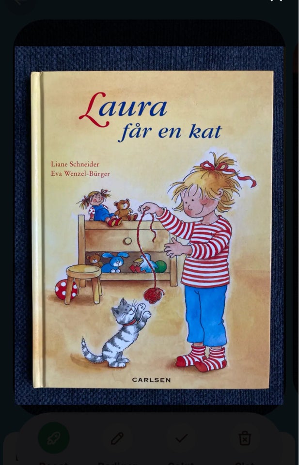 Laura får en kat, Liane Schneider