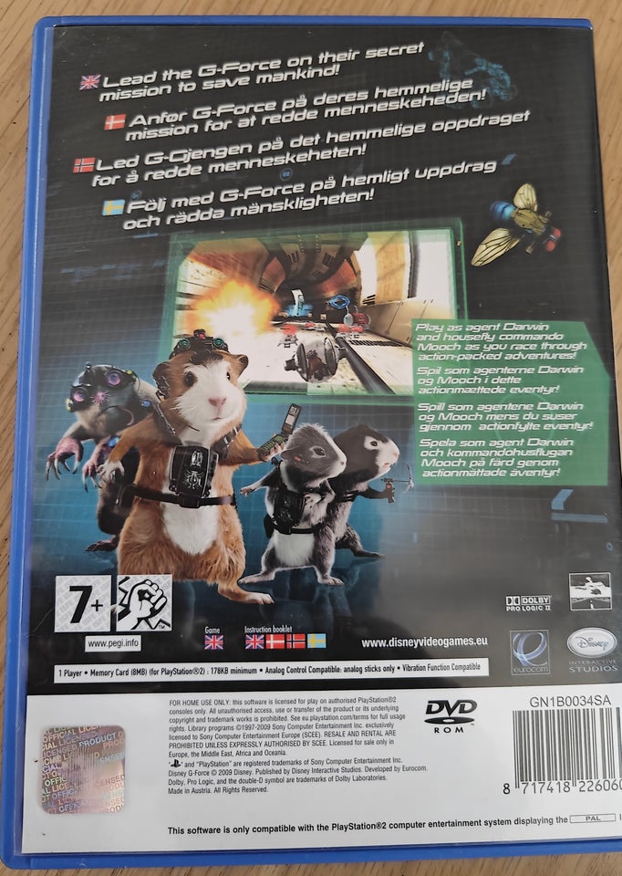 G-Force PS2 adventure