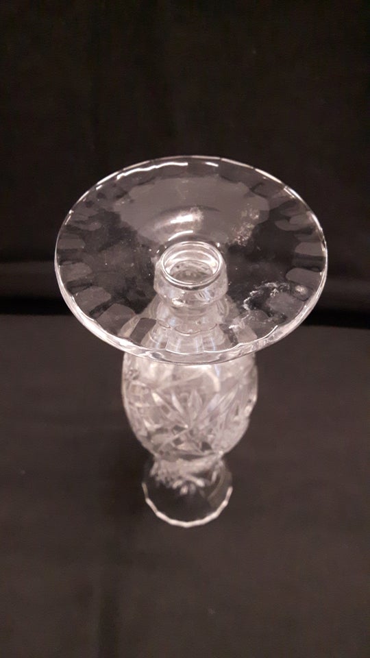 Glas Krystal vase 24 % lead