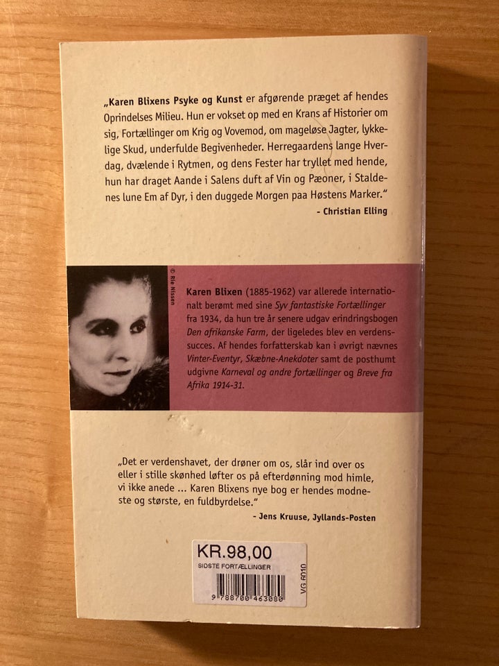 Karen Blixen, KarenBlixen, genre: