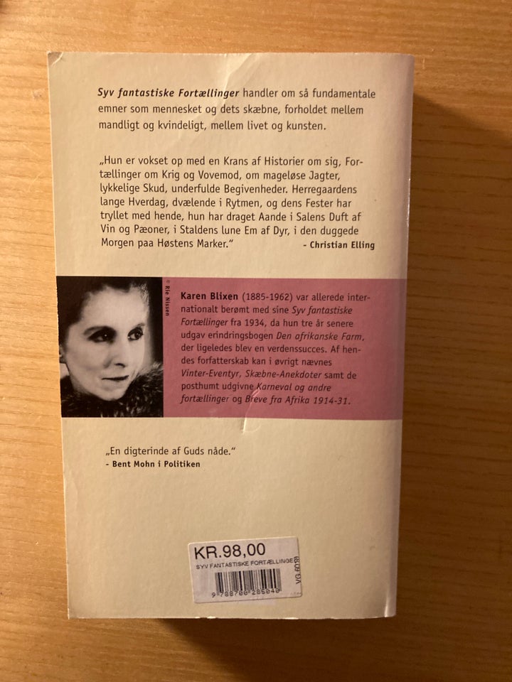 Karen Blixen, KarenBlixen, genre: