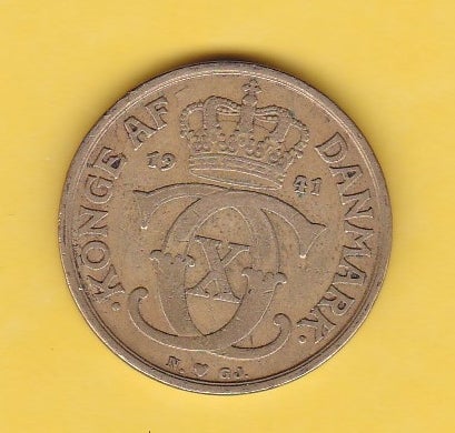 Danmark, mønter, (156) 1 Kr. Chr. X