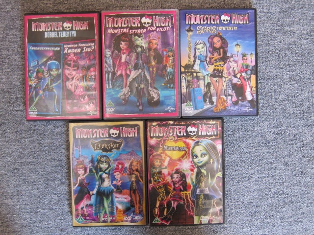 Monster High, DVD, animation