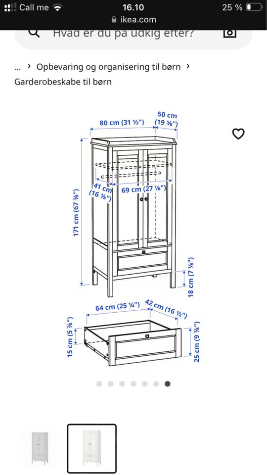 Garderobeskab, IKEA