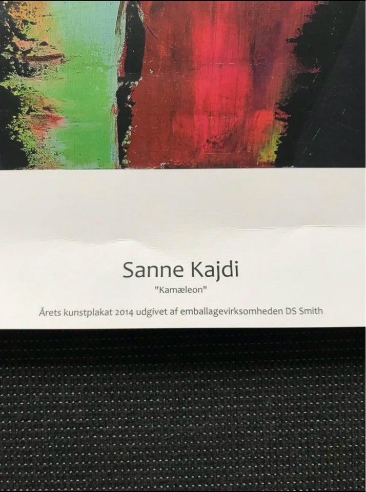 Kunstplakat, Sanne Kajdi, motiv: