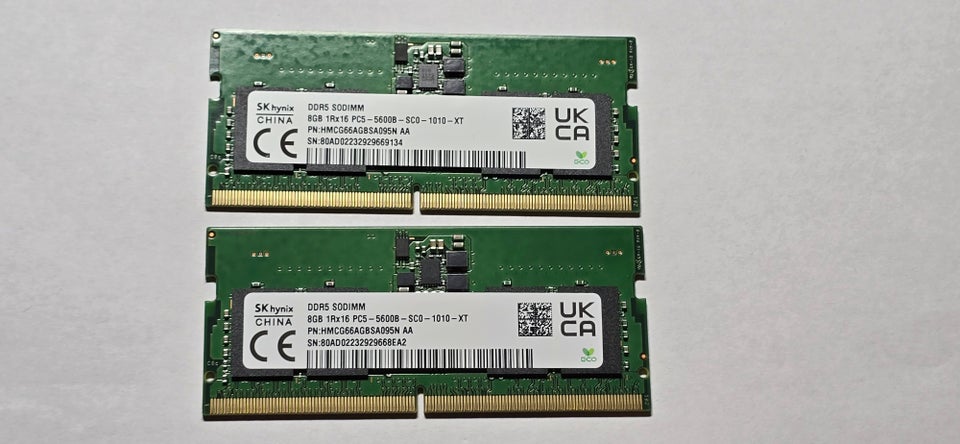 Sk hynix 2 x 8gb DDR5 SDRAM