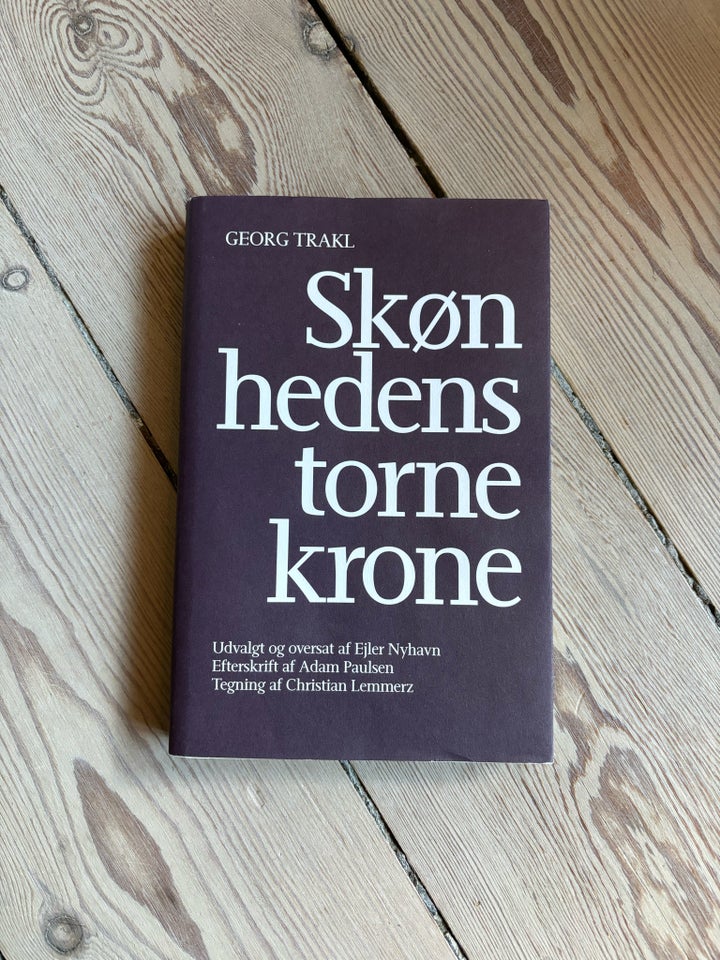 Georg Trakl, Skønhedens