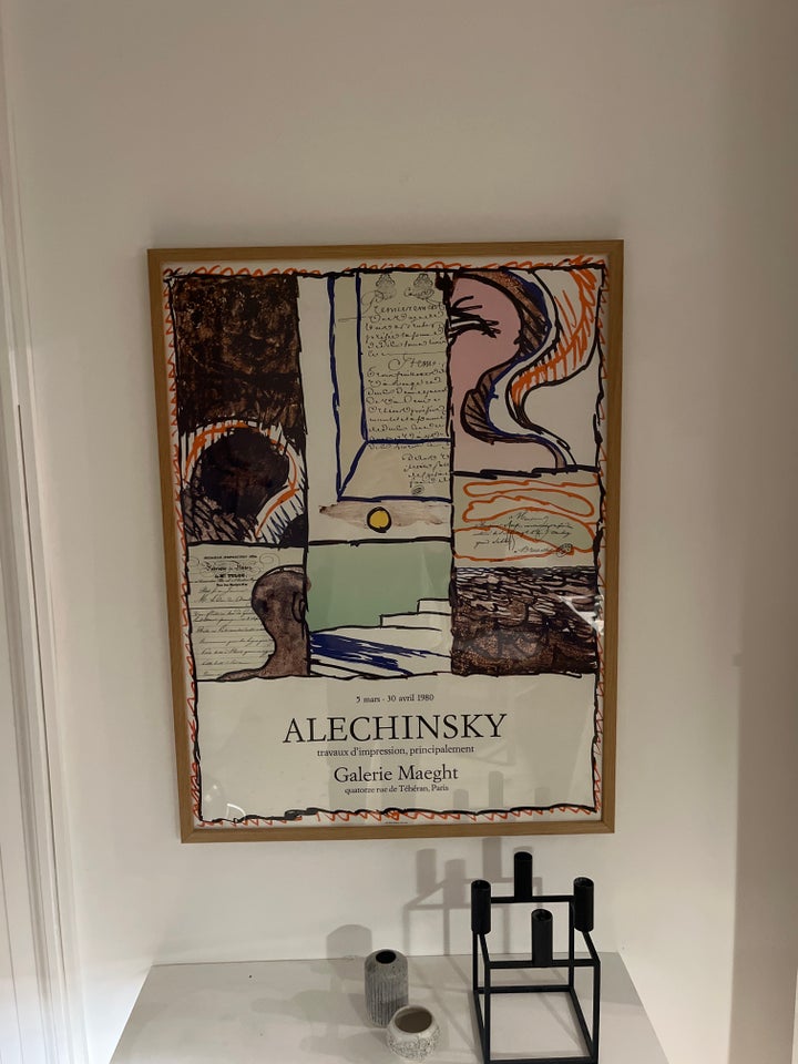 Plakat, Alechinsky, b: 60 h: 80