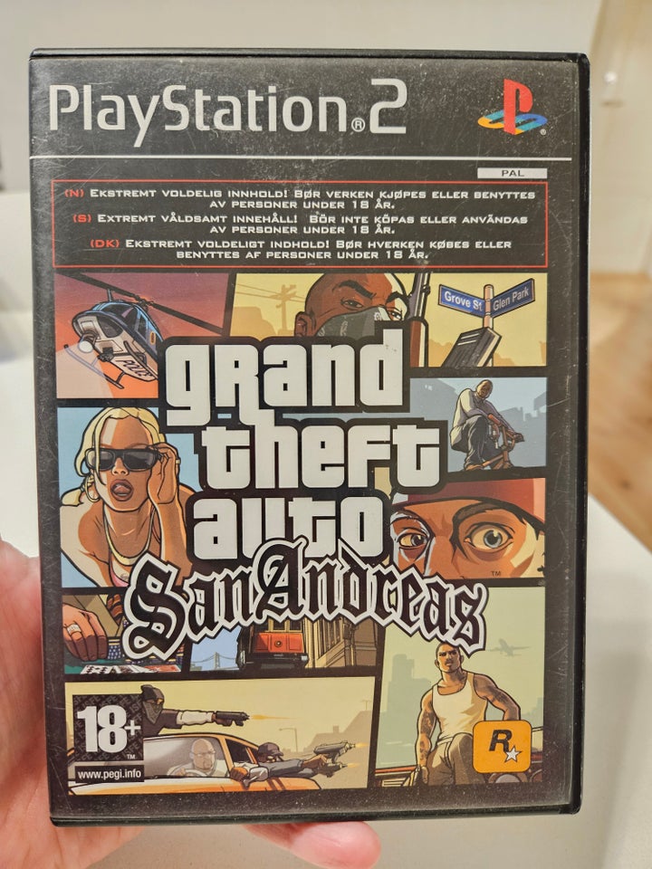 Grand theft auto San Andreas, PS2