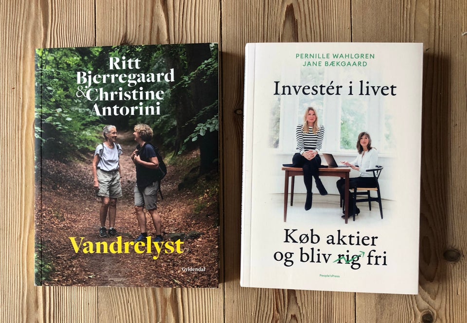 Rejsedagbog og bog om investering