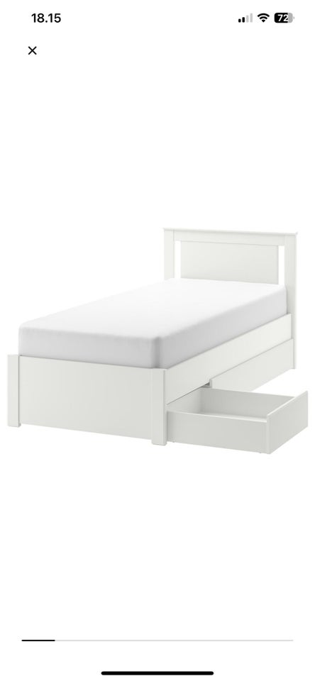 Sengeramme Ikea Songesand b: 90