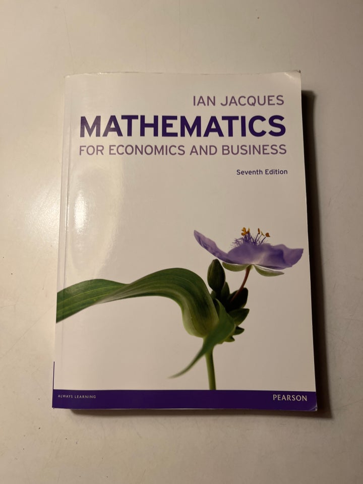 Mathematics for Economics and