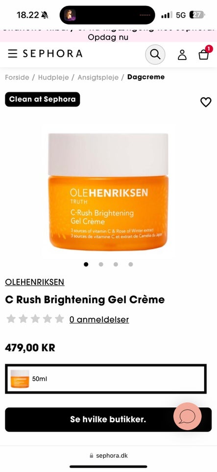 Ansigtspleje, C-Rush brightening