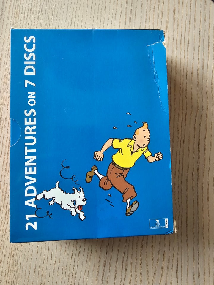 TinTin dvd boks, DVD, tegnefilm