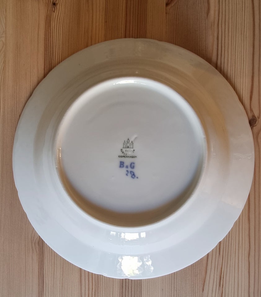 Porcelæn Dybe tallerkener Bing